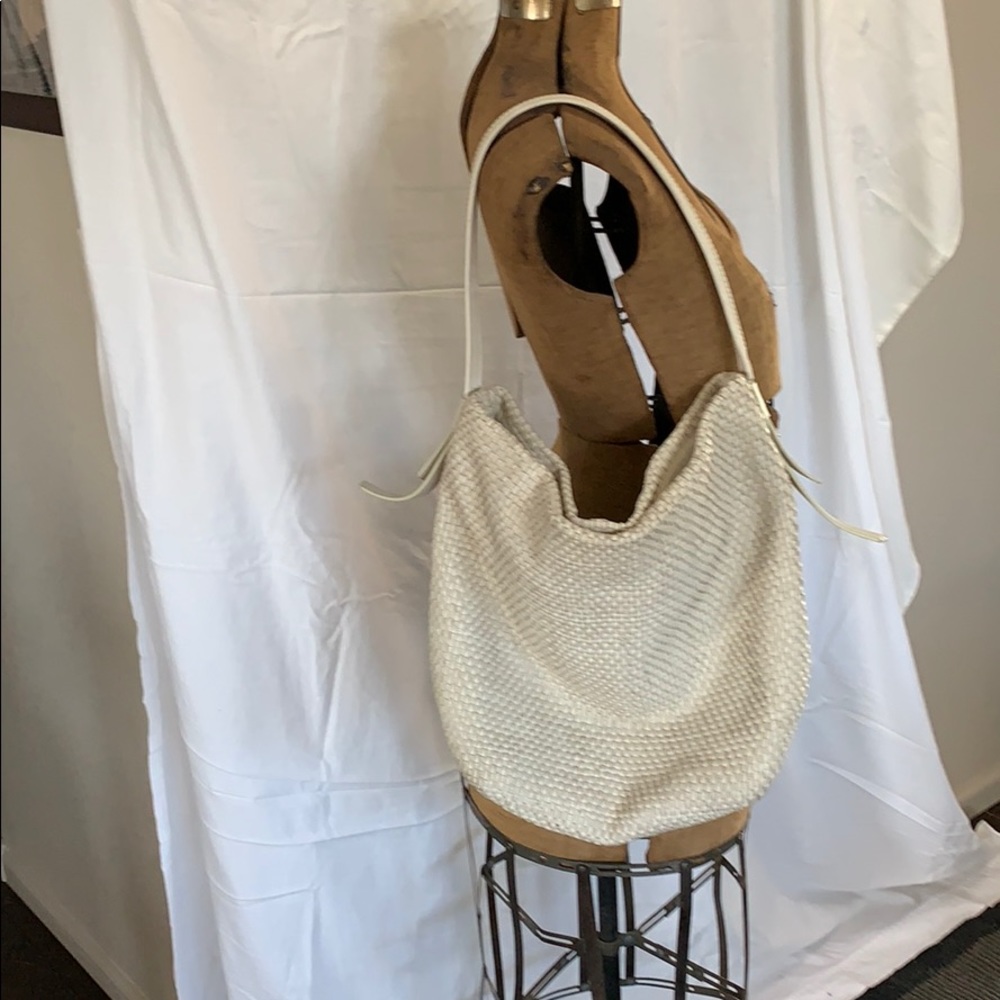 Cole Haan Woven Leather satchel